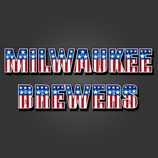 Milwaukee Brewers American Captain Logo iron on paper